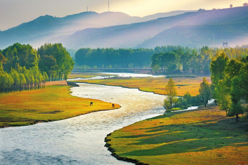 汾河湿地公园图片